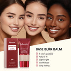 Blur Base Balm with Applicator Brush Pore Minimizing Foundation for Women Daily Makeup