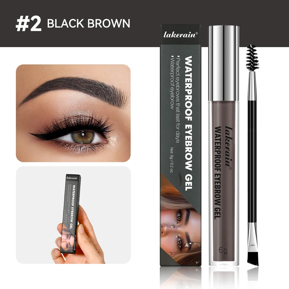 Waterproof Eyebrow Gel Set Long Lasting Tinted Makeup for Women Daily Beauty - 24