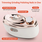 Electric Nail Clipper with LED Light Automatic Trimmer for Baby and Adult at Home Travel