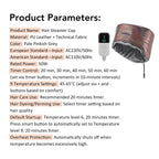 Hair Steamer Cap with Adjustable Temperature and Timer for Deep Conditioning at Home Treatment