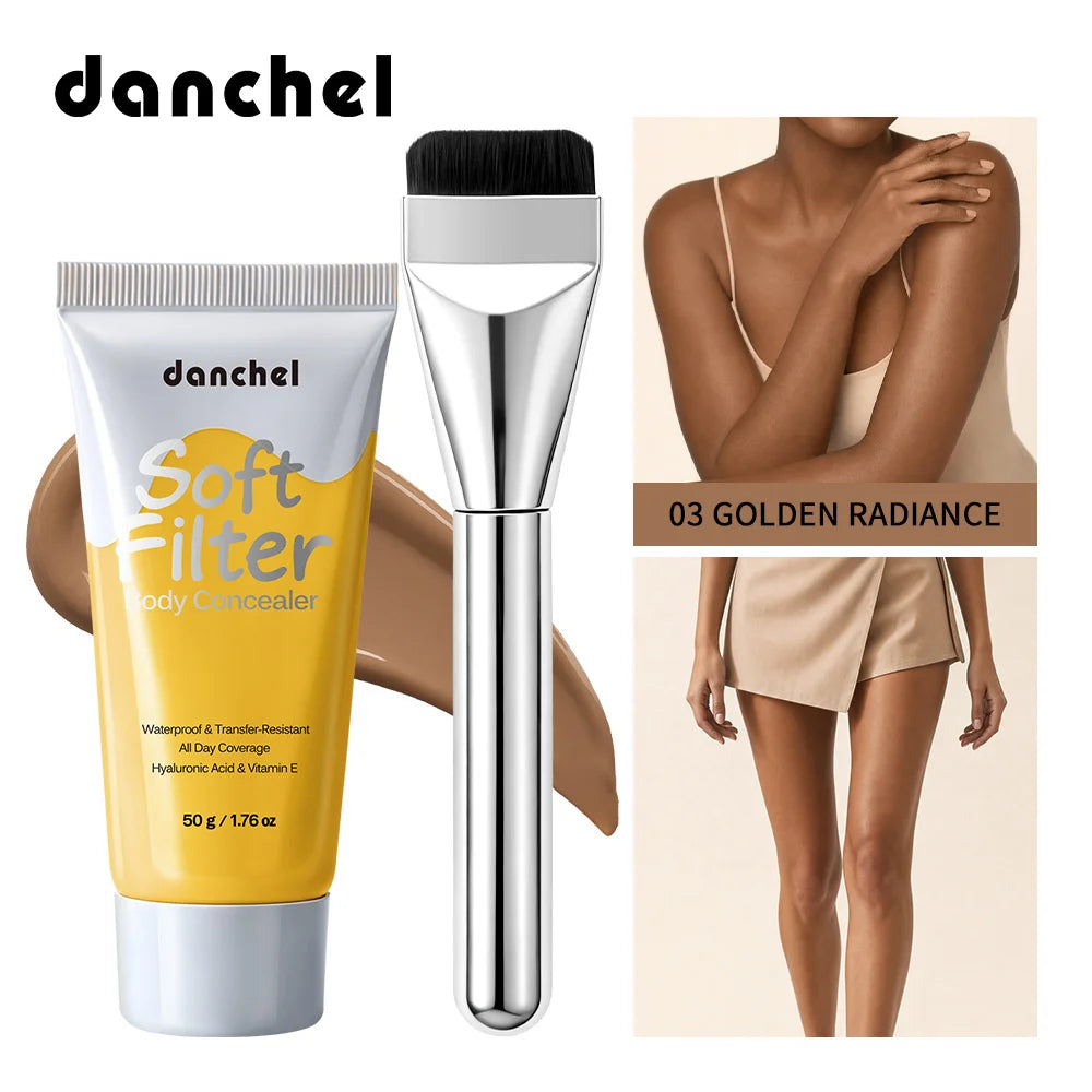 Body Concealer Waterproof Transfer Resistant Foundation for Skin Scars Tattoos