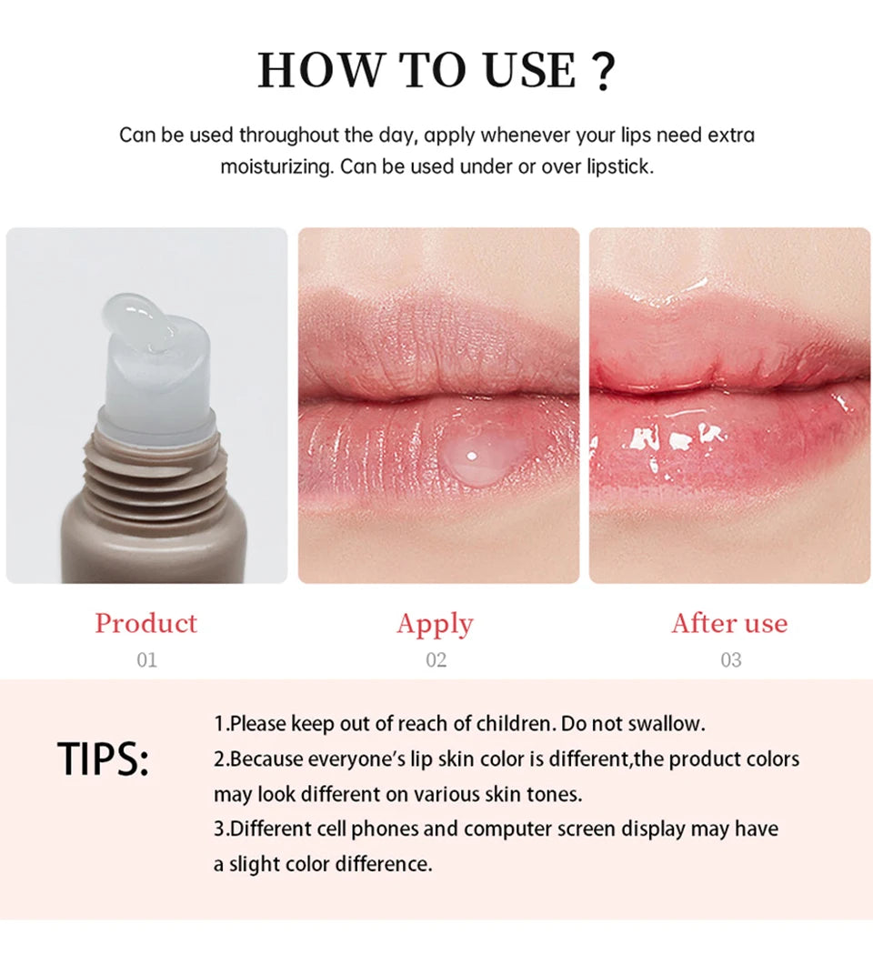 Lip Balm Butter Moisturizing Lip Gloss for Daily Hydration and Shiny Smooth Lips