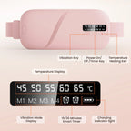 Menstrual Heating Pad Portable Vibration Massage Belt for Women at Home or Office