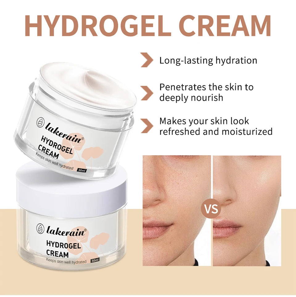 Hydrogel Cream Deeply Hydrating Moisturizer for Face and Skin Care Routine Daily Use