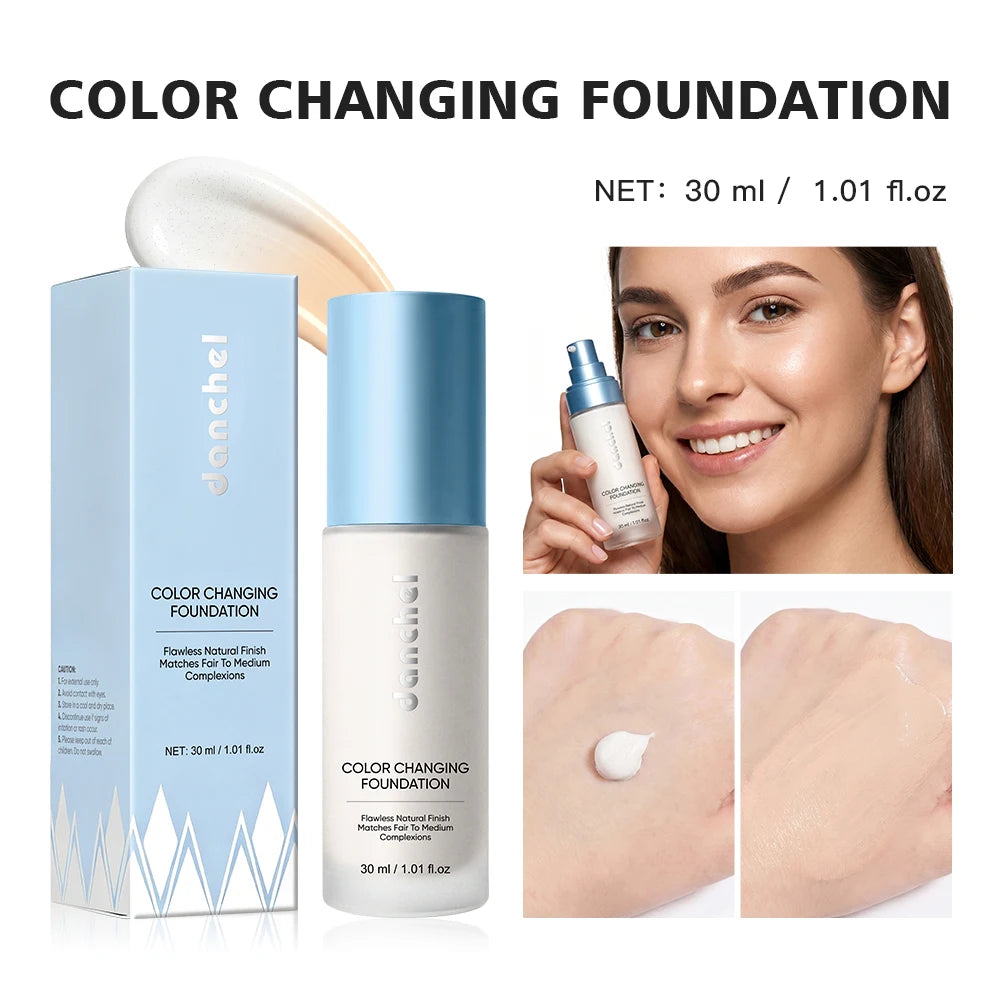 Color Changing Foundation Moisturizing Concealer for Even Skin Toning Daily Makeup Routine - 35