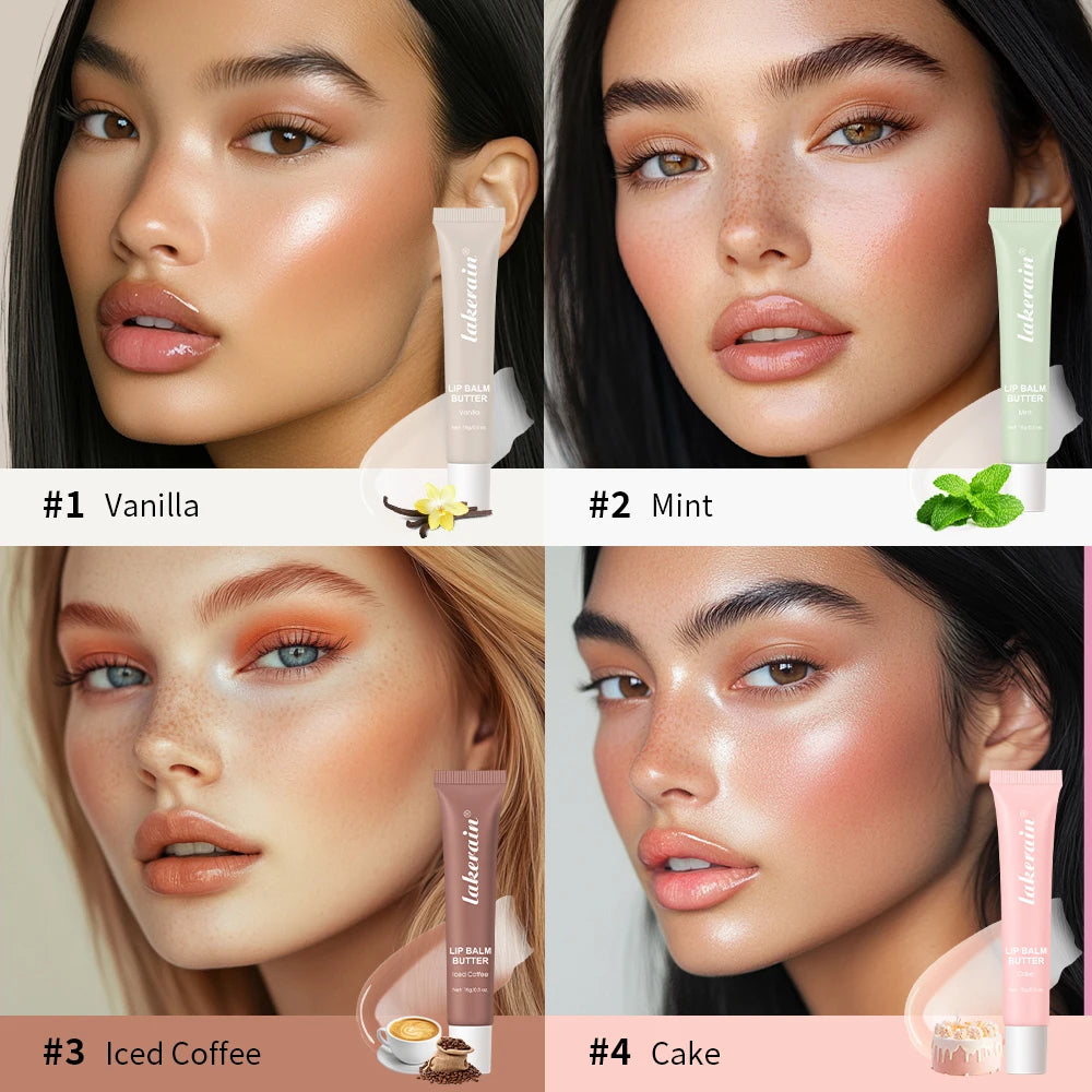 Lip Balm Butter Moisturizing Lip Gloss for Daily Hydration and Shiny Smooth Lips