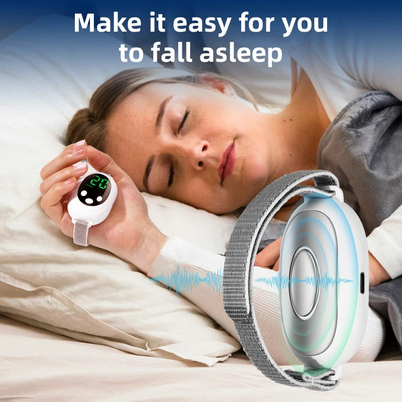 Microcurrent Sleep Aid Device Pulse Massager for Insomnia Stress Relief - 4