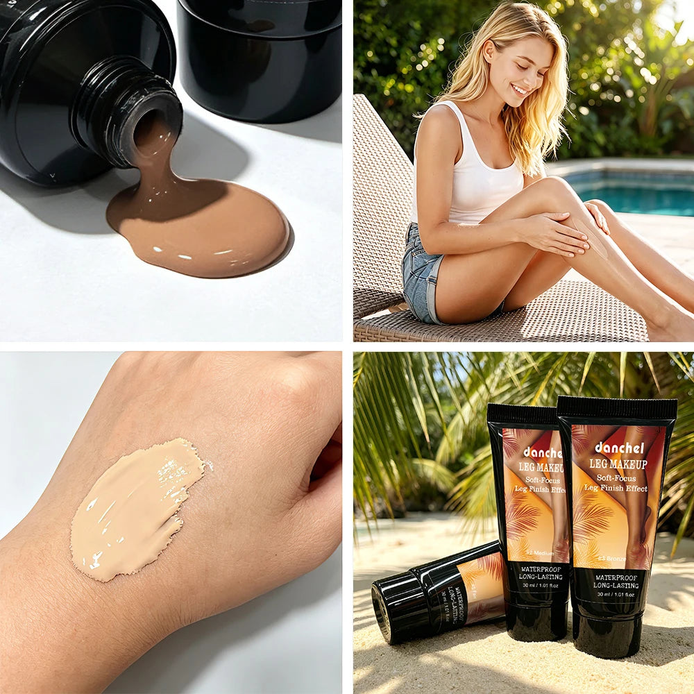 Leg Makeup Body Foundation Long Lasting Concealer for Smooth Skin Finish Everyday