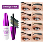 Eyebrow Gel Tint Peel Off Waterproof Brow Enhancer for Natural Long Lasting Daily Makeup