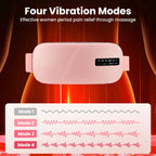 Menstrual Heating Pad Portable Vibration Massage Belt for Women at Home or Office