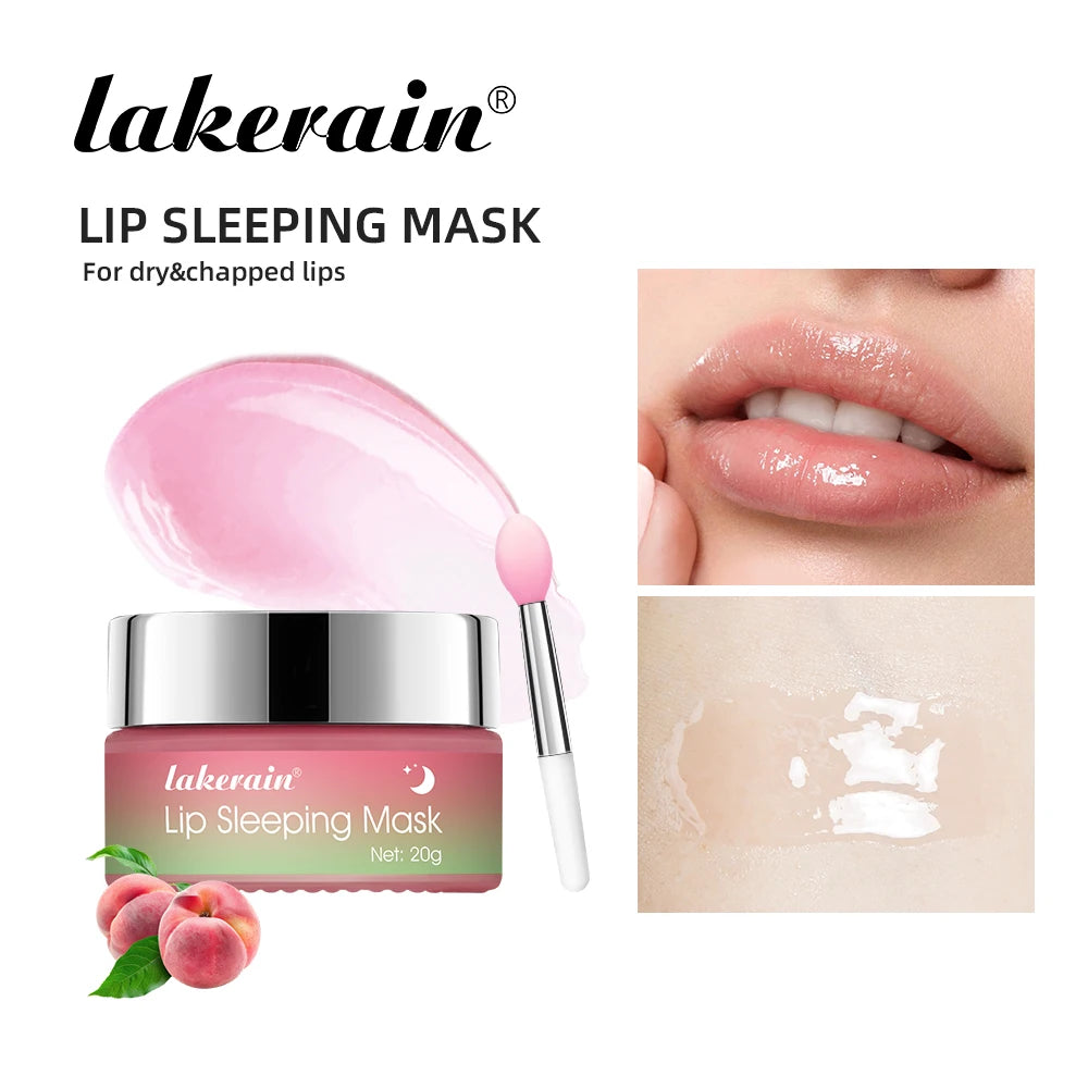 Lip Sleeping Mask Hydrating Dry Cracked Lips Treatment for Women and Men at Night - 30