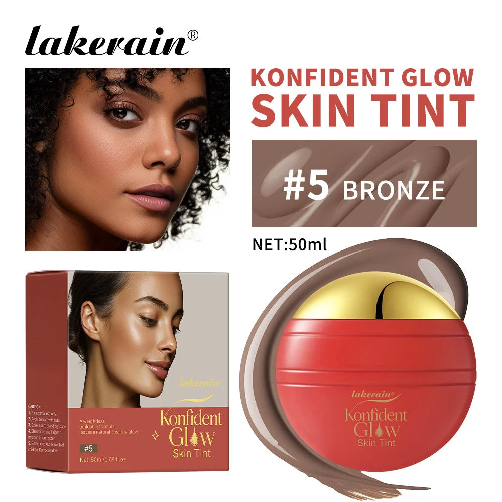 Konfident Glow Skin Tint Buildable Coverage Foundation for Radiant Daily Makeup Looks - 26