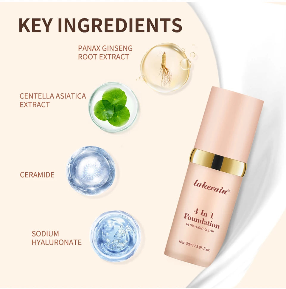 Color Changing Foundation Moisturizing Concealer for Even Skin Toning Daily Makeup Routine - 12