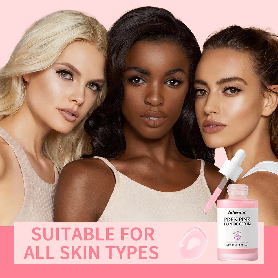 Salmon PDRN Pink Peptide Serum and Collagen Multi Balm for Radiant Skin and Face Hydration