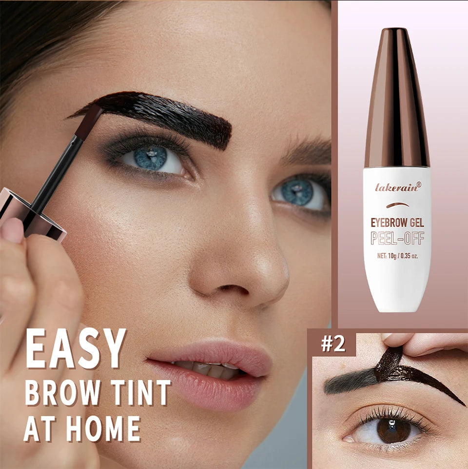 Eyebrow Gel Tattoo Peel Off Waterproof Tint for Beautiful Brows and Long Wear