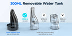 Electric Oral Irrigator Portable Water Flosser with 5 Cleaning Modes for Daily Dental Care