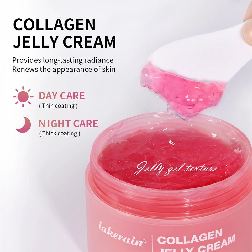 Collagen Jelly Cream Deep Hydration Moisturizing Gel for Unisex Skin Tightening Face Routine