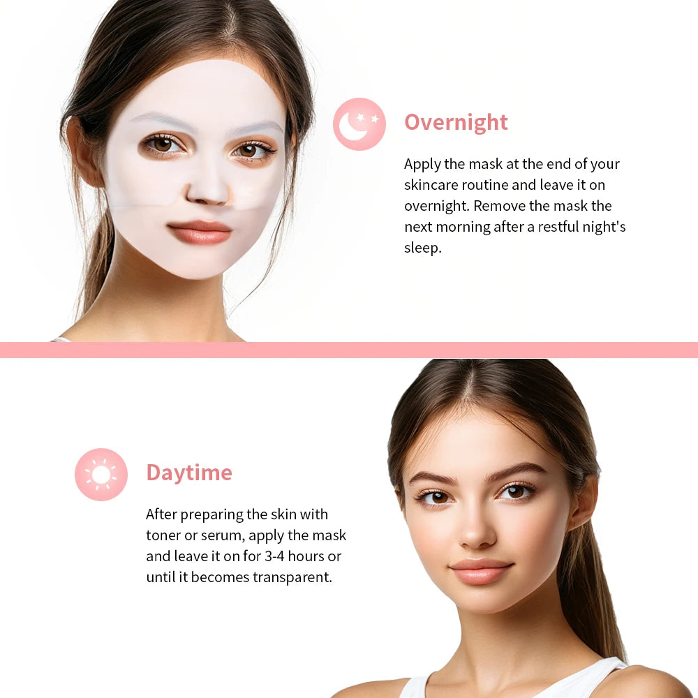 Bio Collagen Deep Mask Hydrating Pore Minimizing Treatment for Unisex at Home or Travel Use