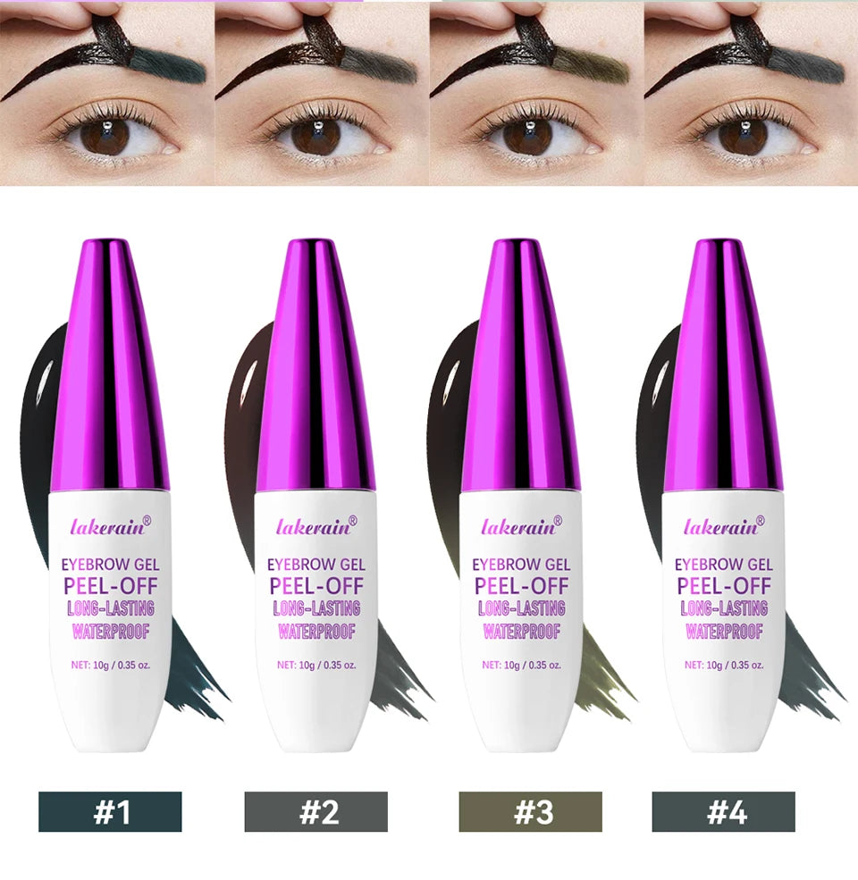 Eyebrow Gel Tint Peel Off Waterproof Brow Enhancer for Natural Long Lasting Daily Makeup - 11