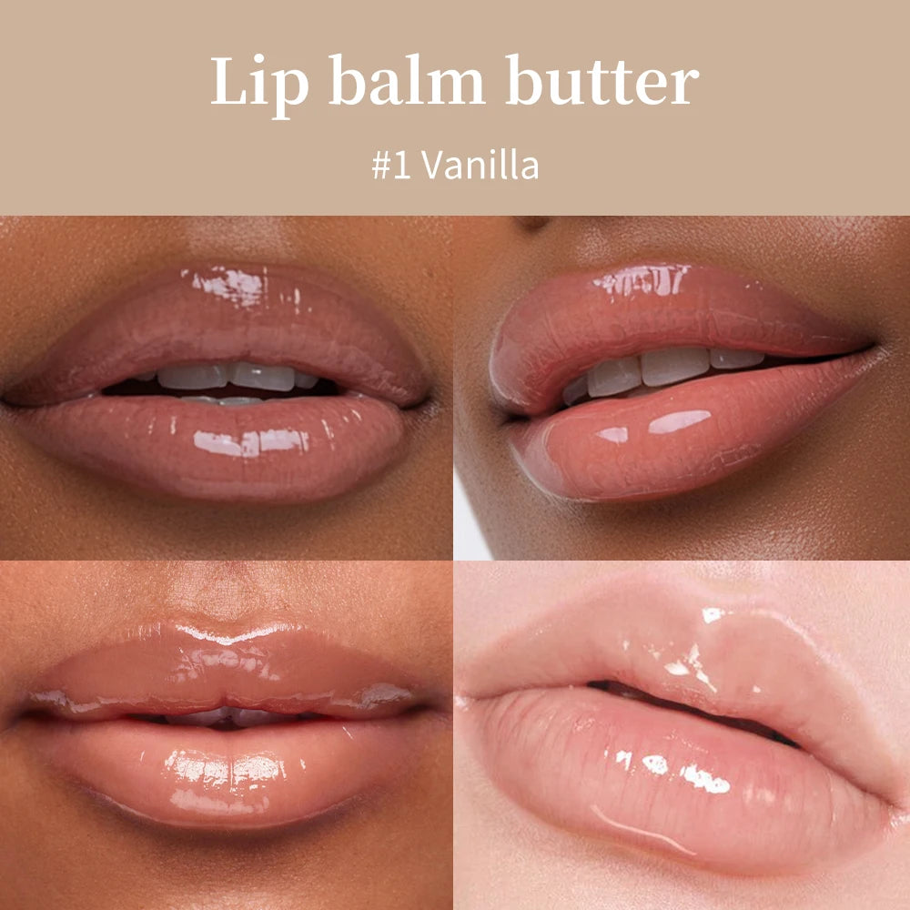 Lip Balm Butter Moisturizing Lip Gloss for Daily Hydration and Shiny Smooth Lips