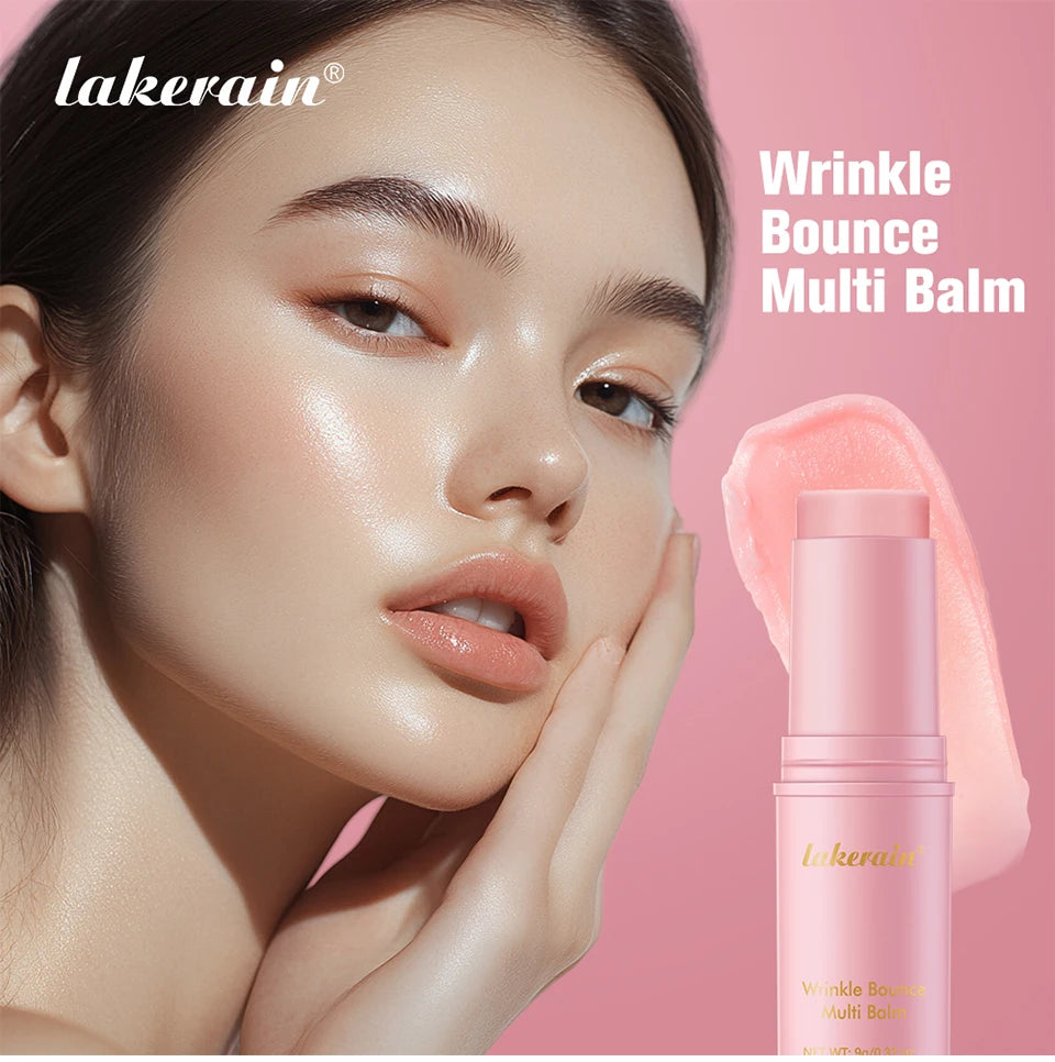 Wrinkle Bounce Multi Balm Moisturizing Stick for Face and Neck Skin Care Daily Routine