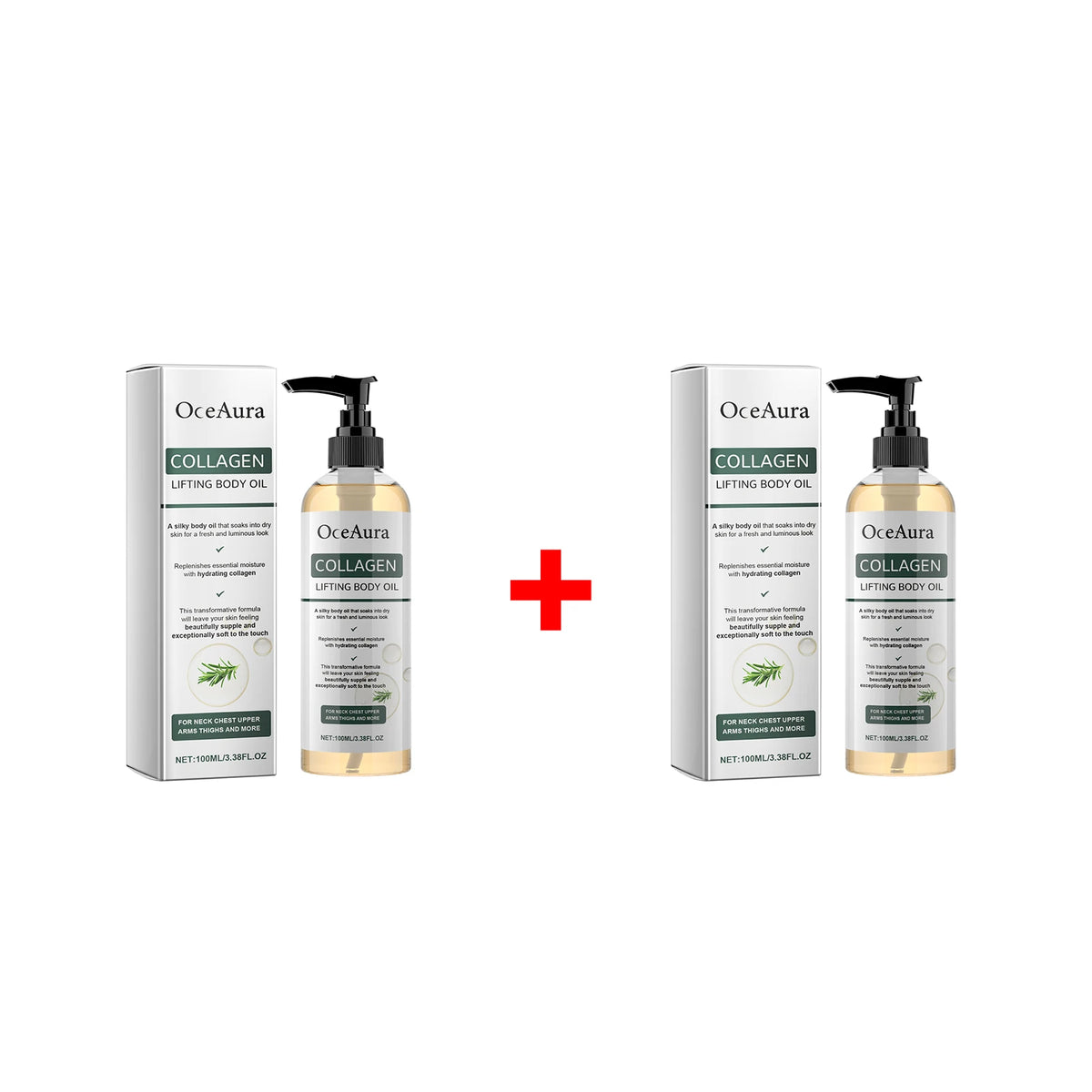 Collagen Body Firming Massage Oil Tightening Hydrating Care for Women and Men Daily Routine