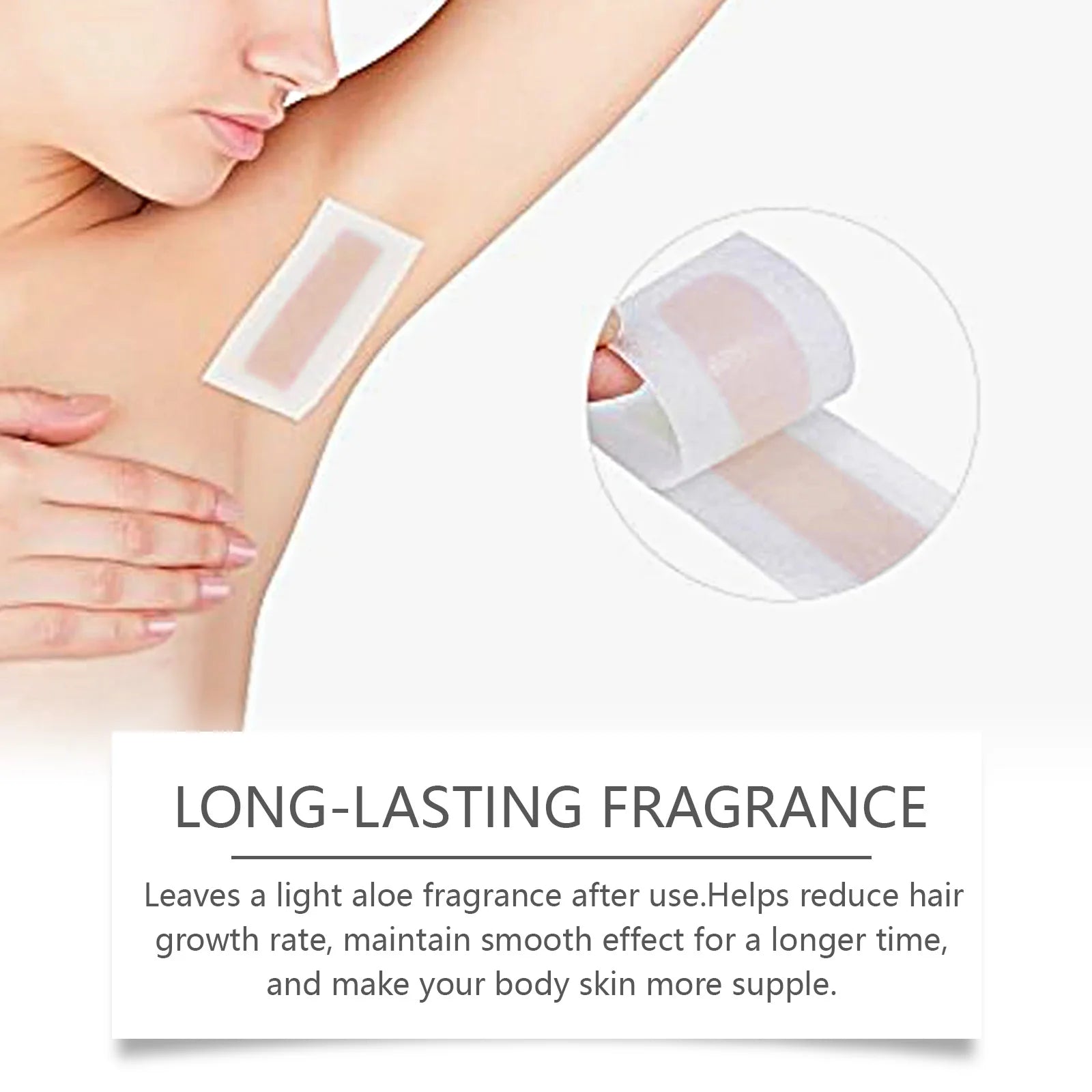 Depilatory Wax Strips Hair Removal for Smooth Skin Legs and Underarms at Home SPA Experience - 12