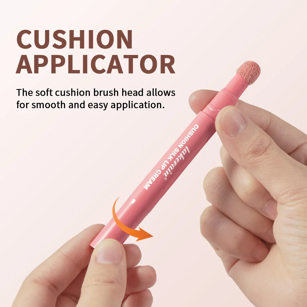 Air Cushion Lip Cream Waterproof Matte Lip and Blush for Daily Makeup and Travel