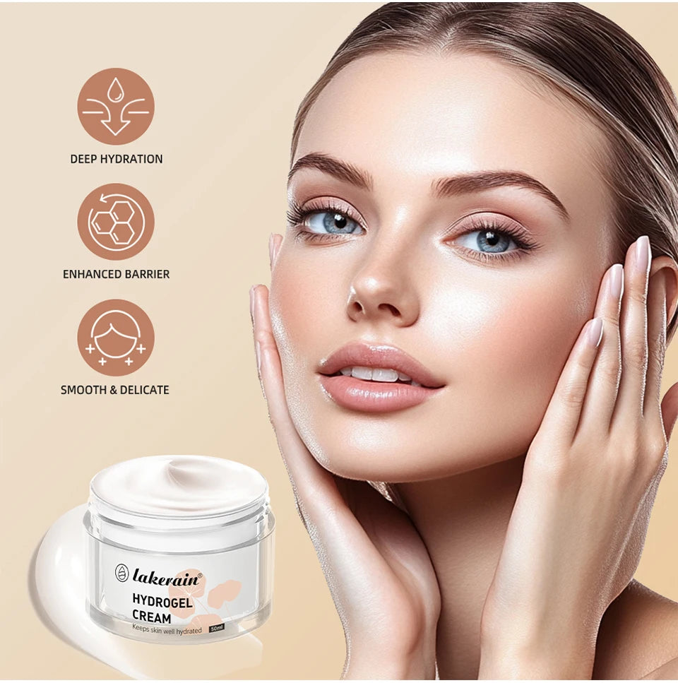 Hydrogel Cream Deeply Hydrating Moisturizer for Face and Skin Care Routine Daily Use