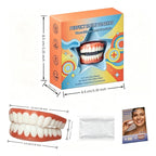 Handmade Silicone Dentures Realistic Simulation Teeth for Daily Wear and Natural Looking Smile