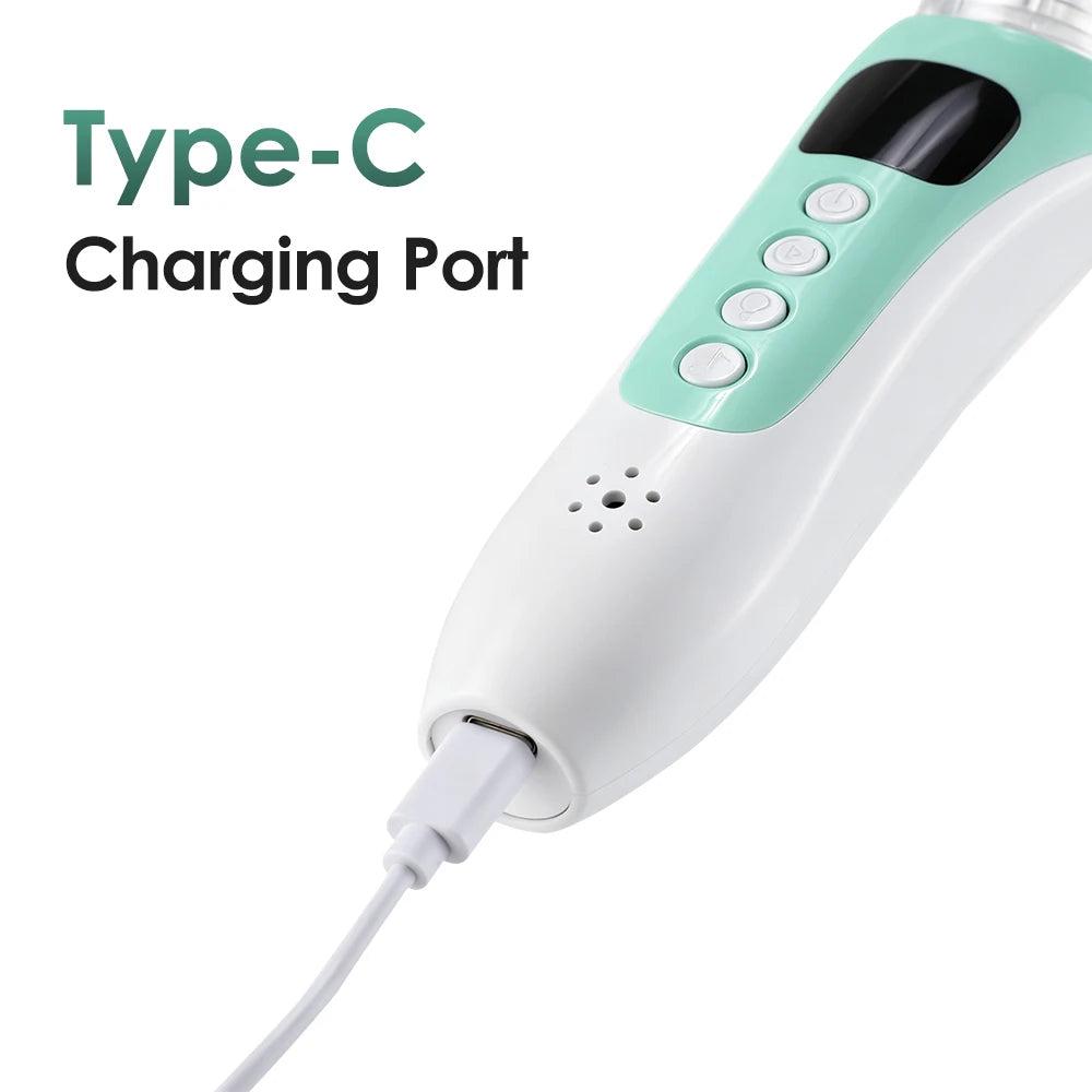 Electric Baby Nasal Aspirator Rechargeable Mucus Sucker for Newborns During Cold Congestion