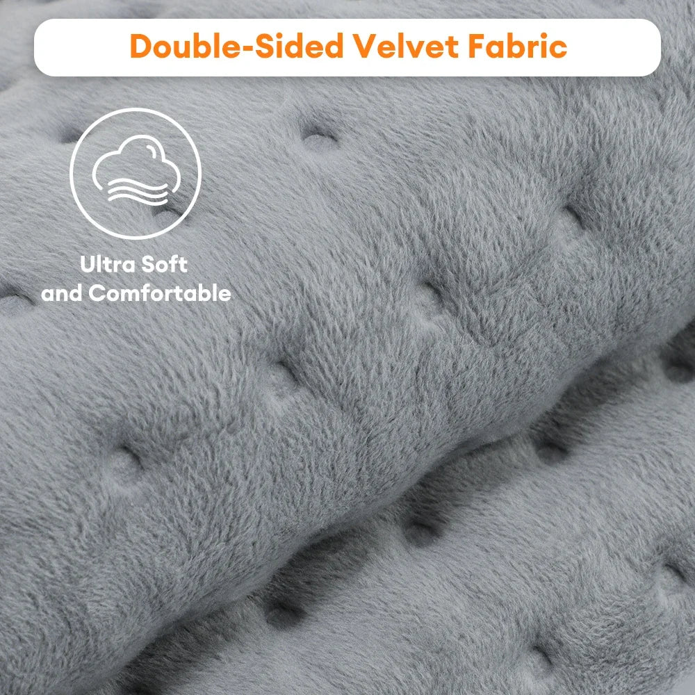 Electric Heating Pad 9 Heat Levels Digital Display for Back Pain Relief at Home Office
