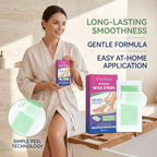 Depilatory Wax Strips Hair Removal for Smooth Skin Legs and Underarms at Home SPA Experience