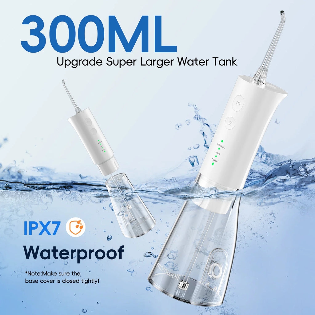 Portable Water Flosser Rechargeable Oral Irrigator for Adults at Home or Travel