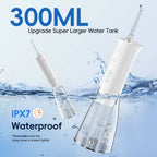 Portable Water Flosser Rechargeable Oral Irrigator for Adults at Home or Travel