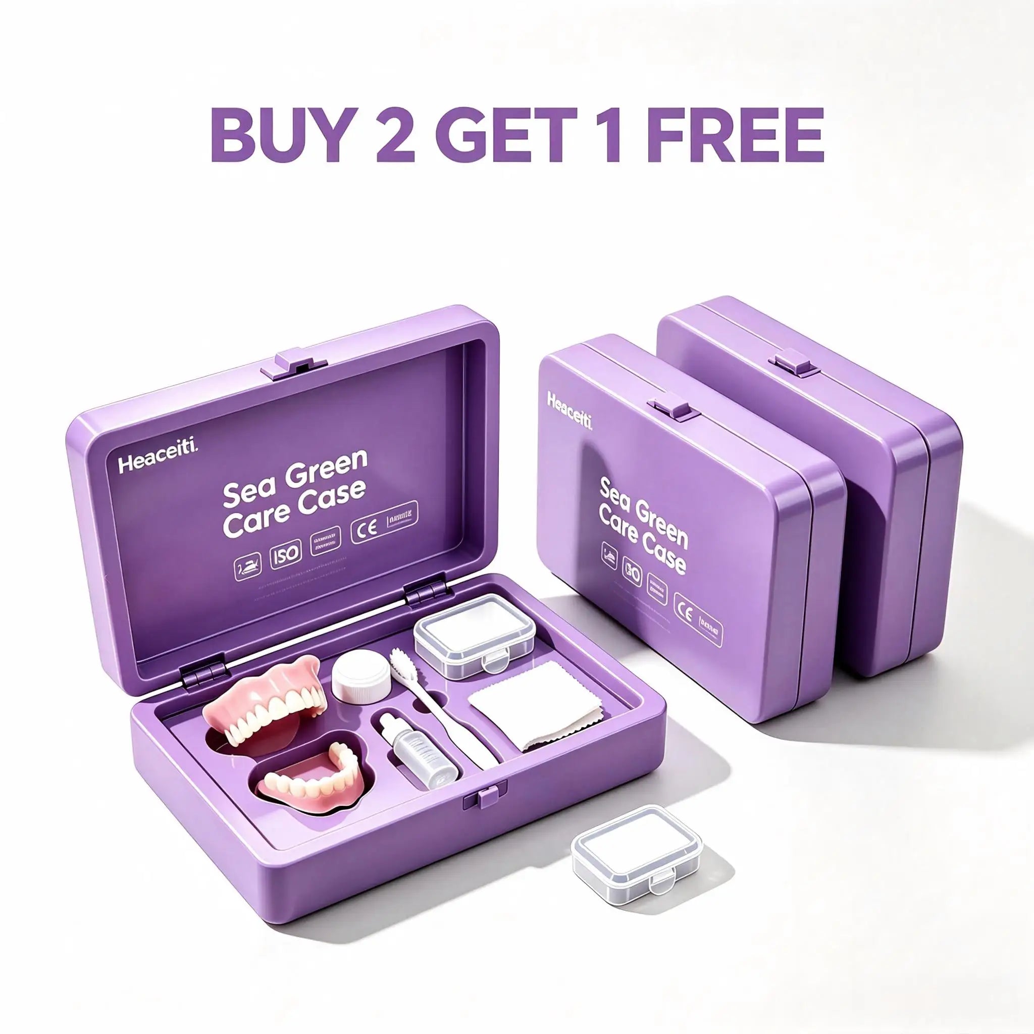 Denture Cosmetic Kit Realistic Upper Lower Teeth Set for Daily Smile Enhancement at Home - 10