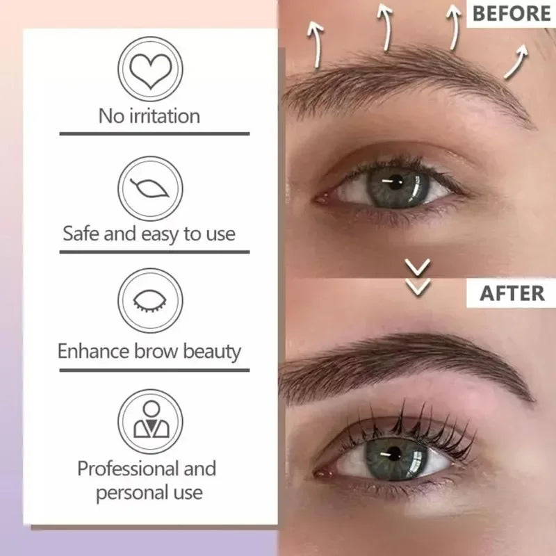 Semi Permanent Eyebrow Eyelash Tint Kit Waterproof Dye Gel for Beginners at Home Use