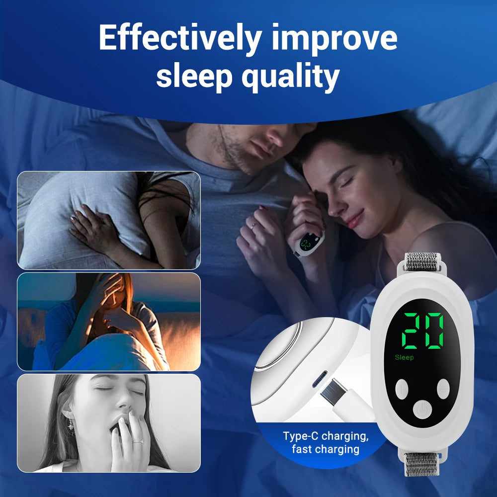 Intelligent Sleep Device Microcurrent Pulse Relief for Stress Relief and Restful Nights