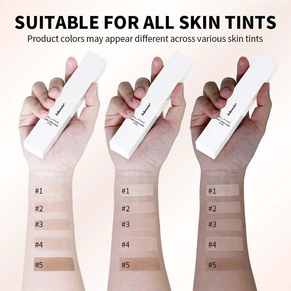 Blanc Cover Cream Stick Hydrating Foundation and Concealer for Daily Makeup Application - 12