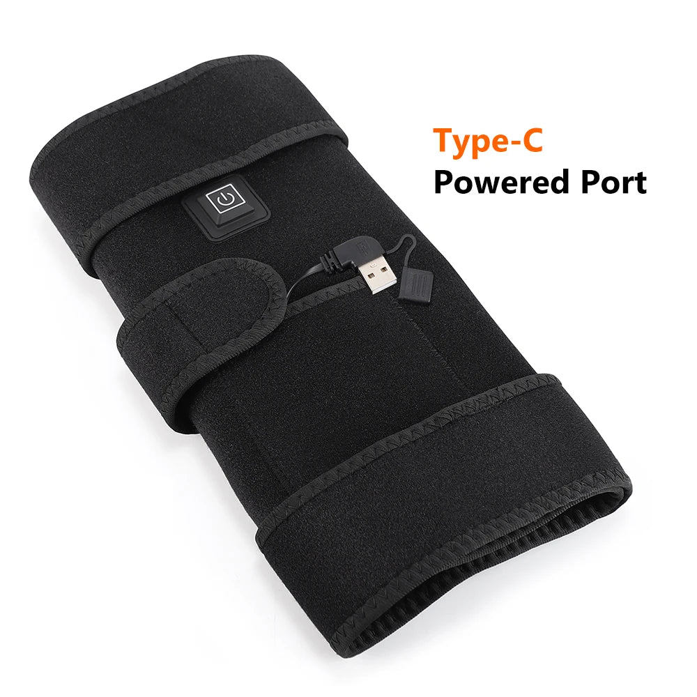 Red Light Knee Wrap Heated Brace with 36 LEDs for Joint Comfort at Home or Office Daily Use