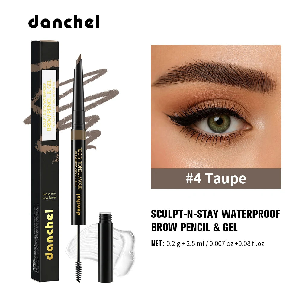 Waterproof Brow Pencil and Gel Smudge Proof Eyebrow Makeup for Women Daily Beauty Routine - 21