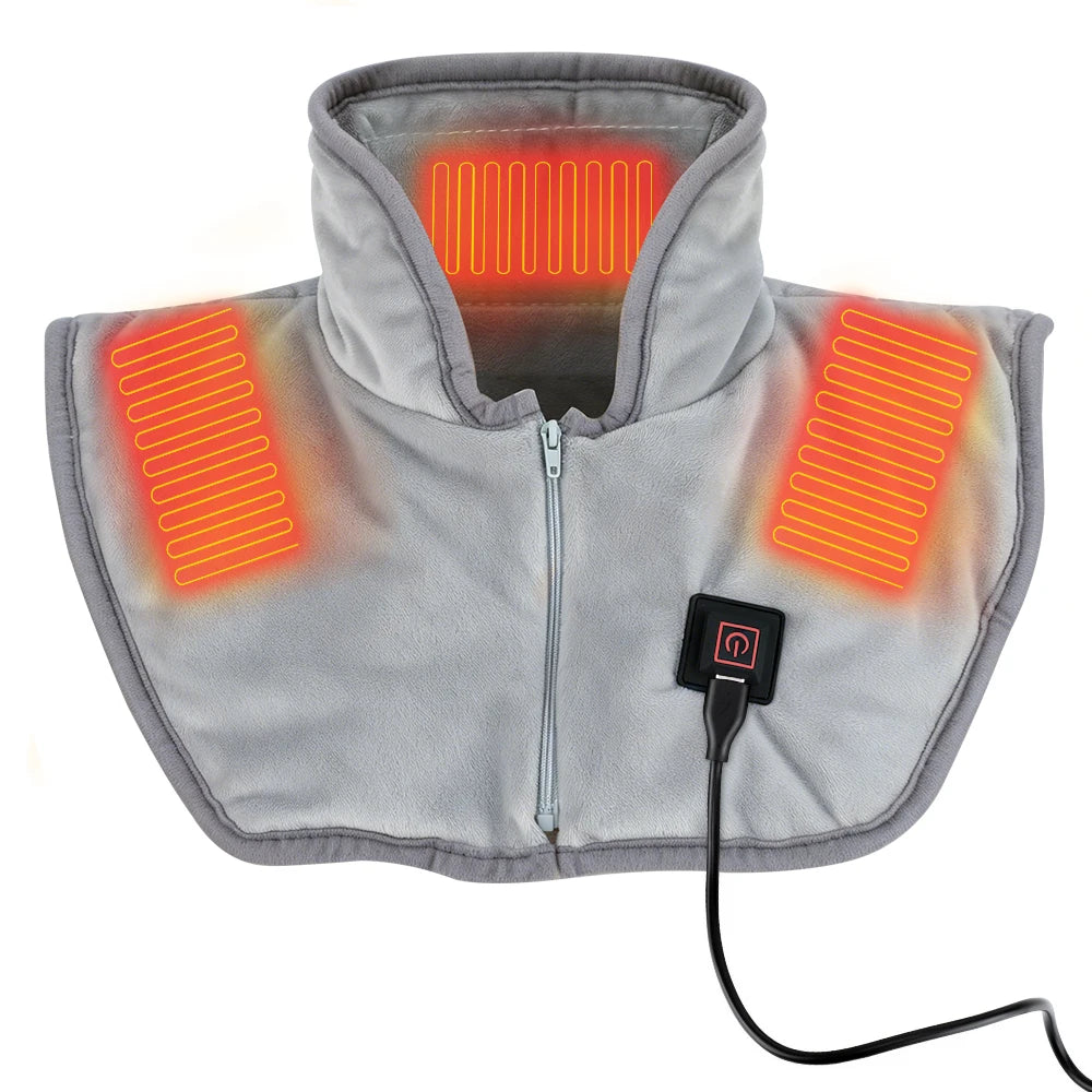 Electric Heating Shoulder Neck Pad USB Heated Wrap for Office Workers at Home in Winter