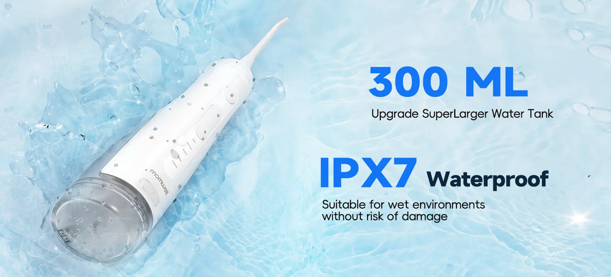 Portable Water Flosser Nasal Rinse Combo Oral Care Sinus Cleaning Kit for Home and Travel Use