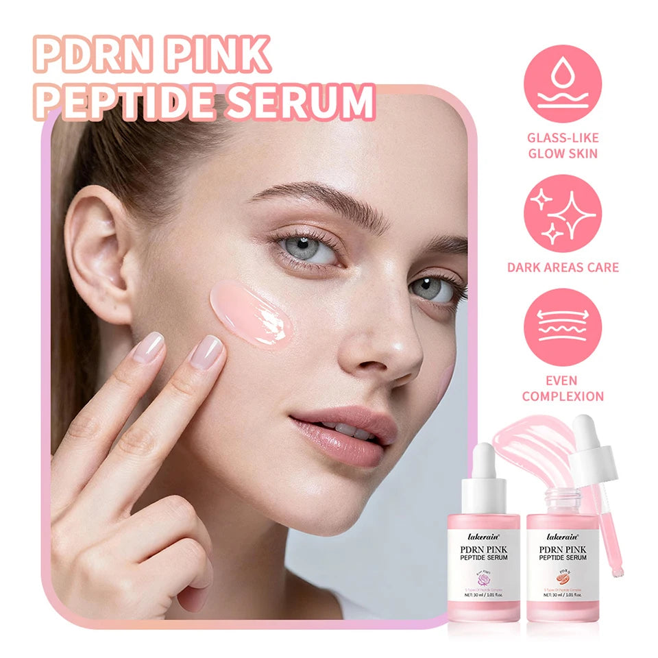 Salmon PDRN Pink Peptide Serum and Collagen Multi Balm for Radiant Skin and Face Hydration - 10