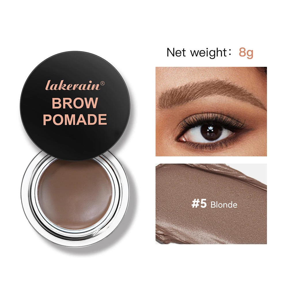 Brow Pomade Waterproof Eyebrow Gel for Natural Tinted Brows for Daily Makeup and Special Events