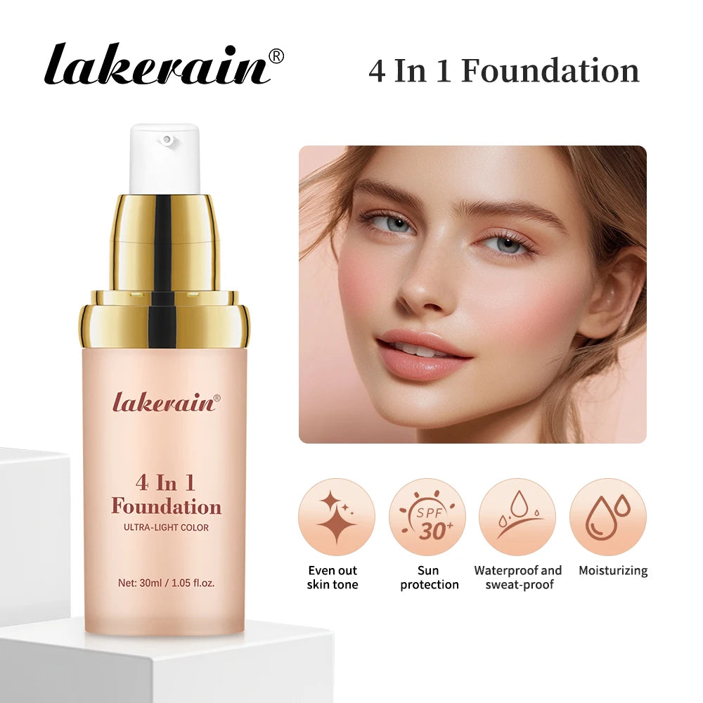 Color Changing Foundation Moisturizing Sun Protection for Women Makeup Daily Routine