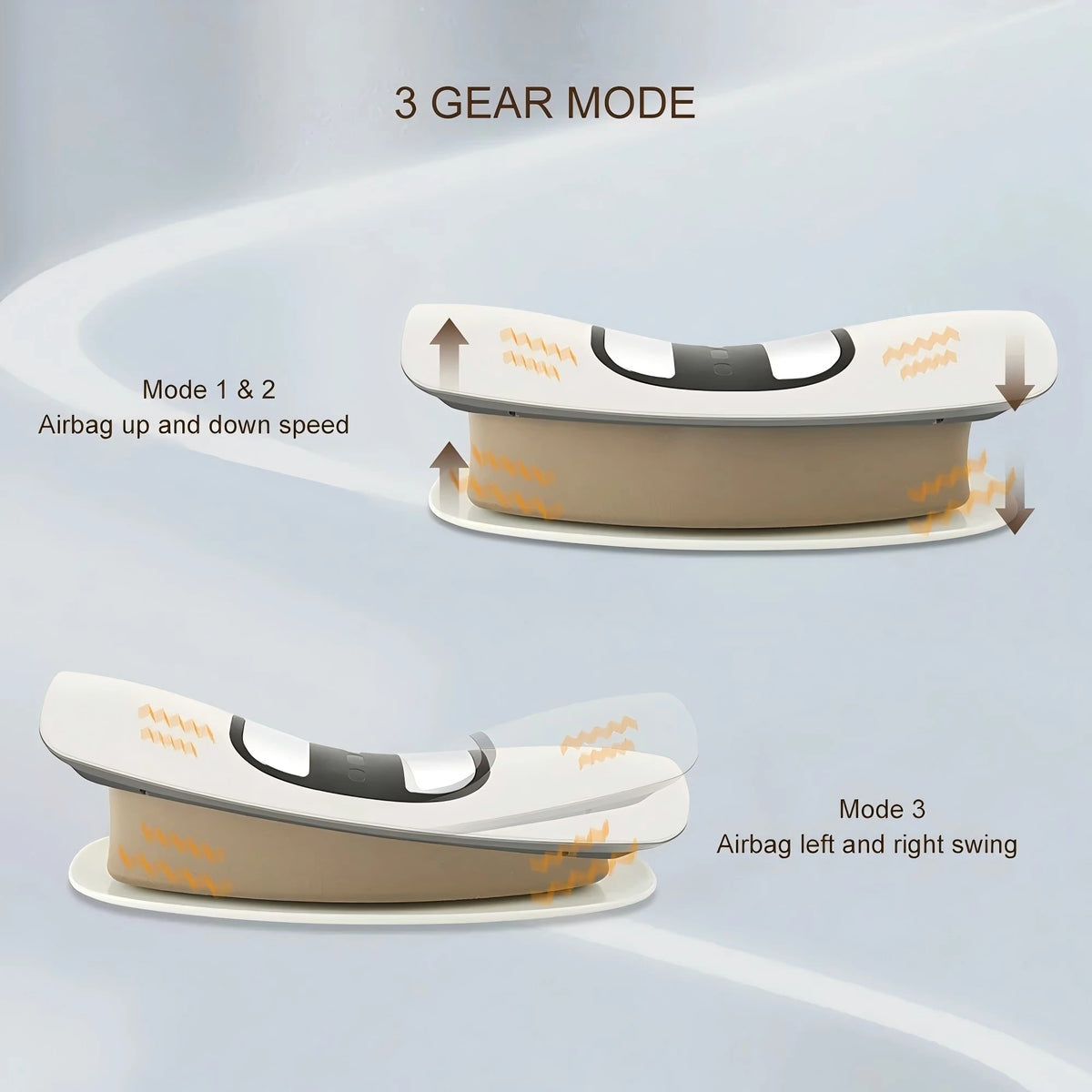 Lumbar Traction Device Waist Massager Spine Support for Back Pain at Home Office