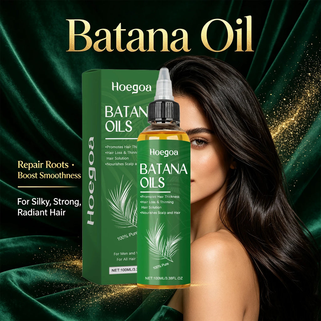Pure Batana Oil for Hair Roots Strengthening and Anti Frizz for Unisex Daily Hair Care Routine