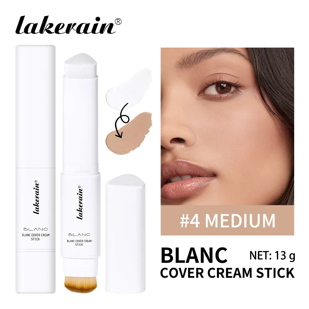 Color Changing Foundation Stick Buildable Coverage Natural Look for Daily Makeup Routine