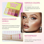 Cream Highlighter Palette Long Lasting Bronzer Blush for Professional Makeup Artists